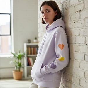 St Moritz White Hoodie